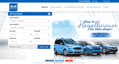 Desktop Screenshot of bluerentacar.com